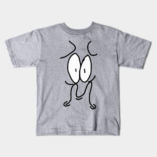 Nervous Face Kids T-Shirt